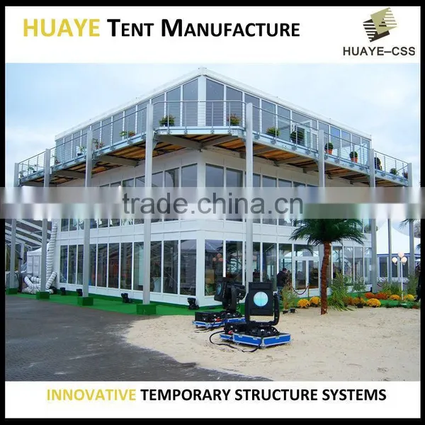 Luxury Multi-level Structure Wedding Events Tent With Lighting for Sale photo-6