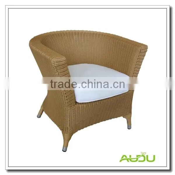 Audu White Round Rattan PROVENCE BUCKET ARMCHAIR photo-2