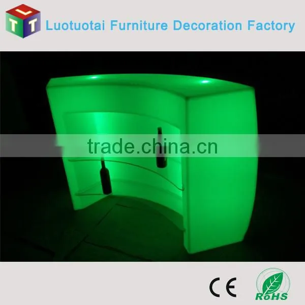High Quality PE Plastic RGB Battery Led Furniture Illuminated Led Bar Counter LTT-BC09 photo-5