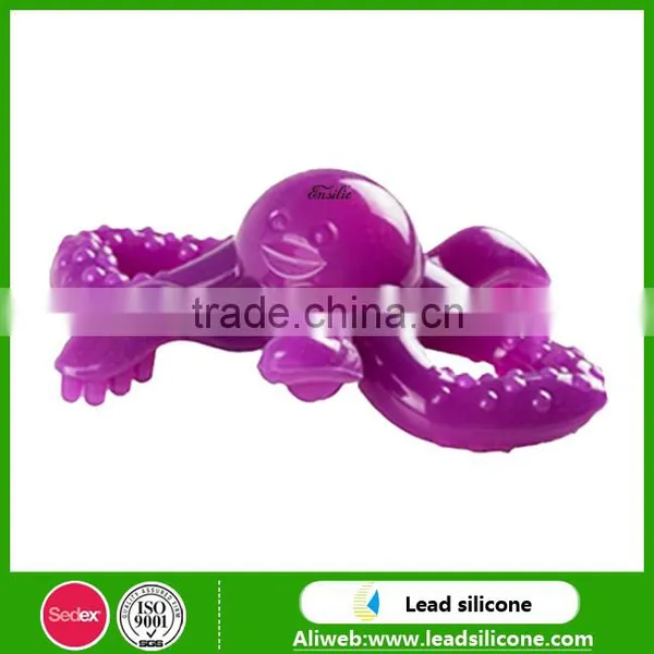 Baby Love Octopus Silicone Rubber Baby Toothbrush and Other Design Toothrush photo-4