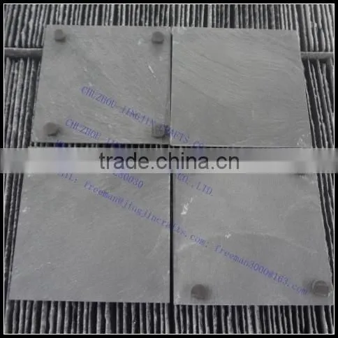 2017 Trendy European Style Personized Handmade Natural Wholesale Slate Coaster photo-3
