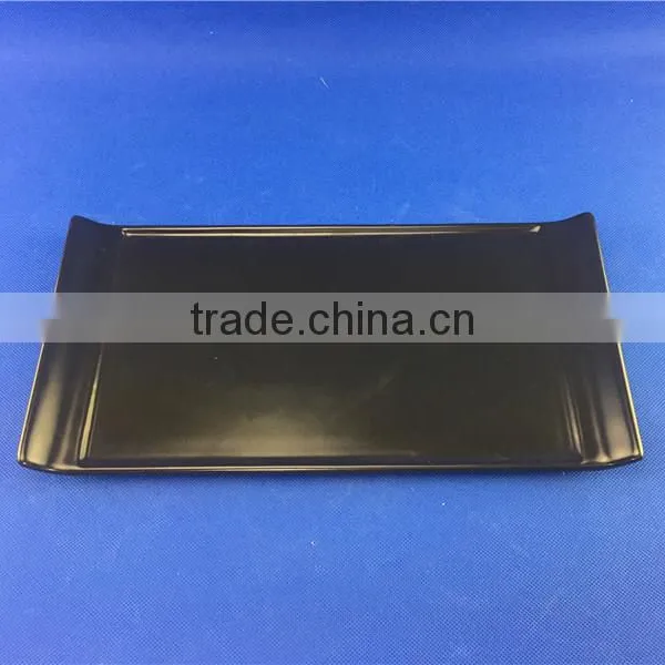 Cheap Black Japanese Sushi Plate for Restaurant Hotel photo-2