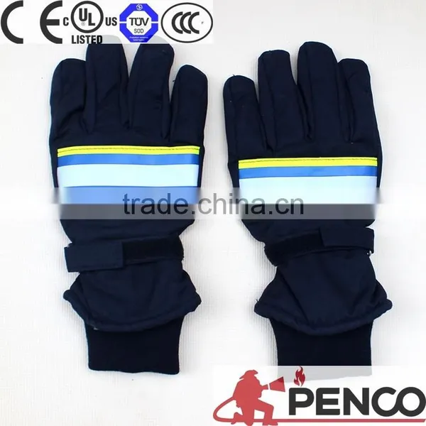 Firefighter Safety Retardant Glove Safe Security Fireman Workers Engineer Cleaner Traffic 3m Sign Reflective Glove photo-2
