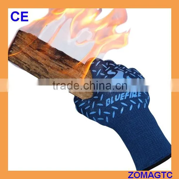 Silicone Grip Ove Glove Heavy Duty Oven Glove With Fingers/ Heat Proof Glove photo-2