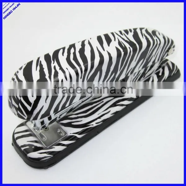 12.8cm Office 20 Sheets Metal Printed Cute Stapler photo-2