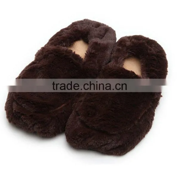 Hot Sox Heatable Slippers Grain Slippers Microwave Shoes Supersoft photo-4