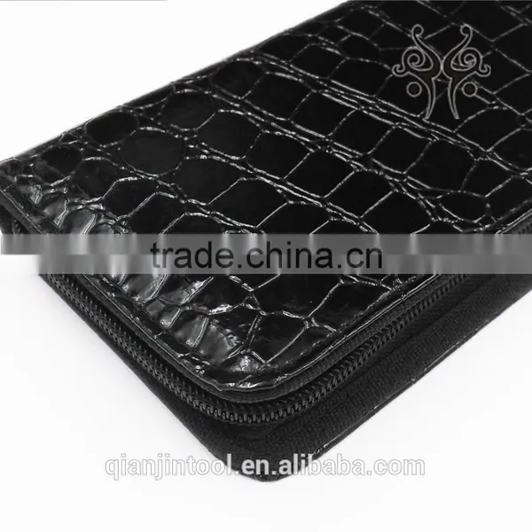 QJ-L01 High Quality Hair Salon Scissors Leather Case For Hairdresser photo-4