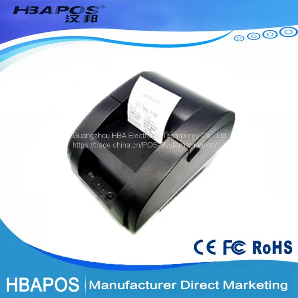 HBA-5890K Cheap Factory 58mm Portable Thermal Printer POS Thermal Receipt Printer With Driver photo-3