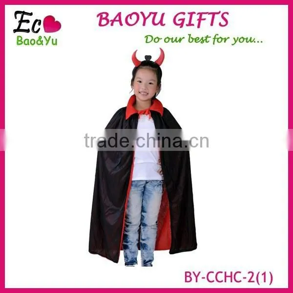 Halloween Costume Black Death Large Cloak Hooded Long Black Devil Cloak photo-2