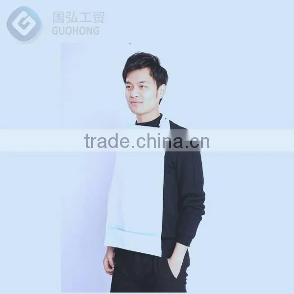 Disposable Paper Plastic Audult Dental Bibs photo-3