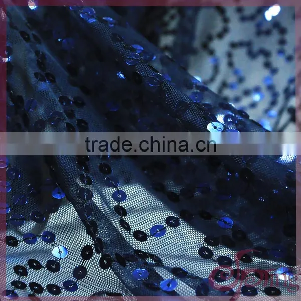 6.75mm Scattered Sequin Pattern on the Tulle Mesh photo-5