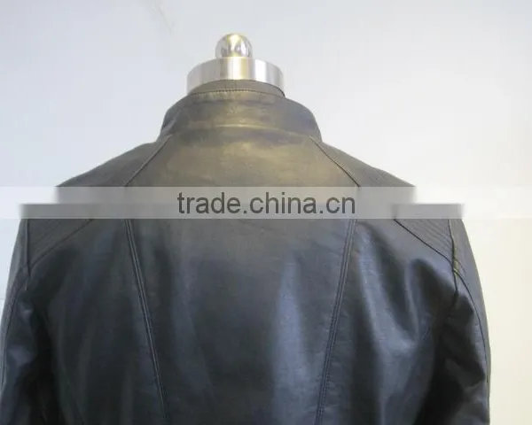 New Arrival Fashional Pure Dubai pu Leather Jackets for Men photo-4