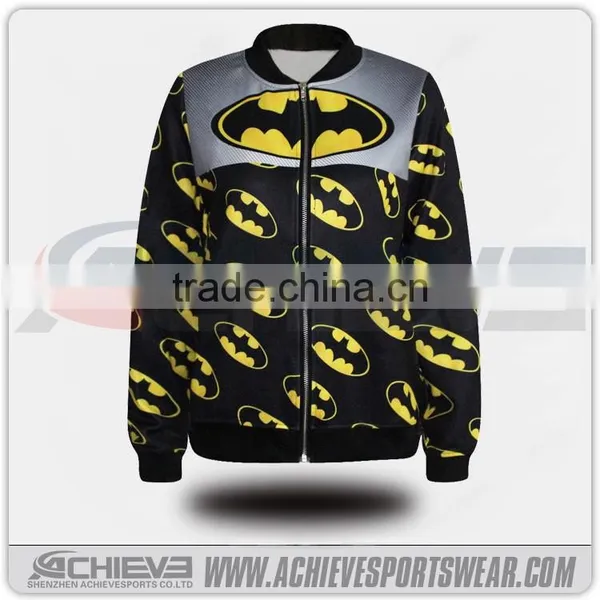 Custom Sublimation Men Women American Baseball Jackets photo-2