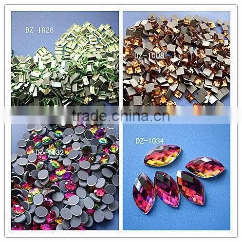 Colorful Hotfix Rhinestone Flat Back Rhinestone For Garment Dress Clothes photo-3