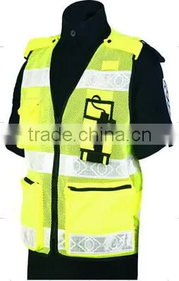 Wholesale Printing Logo Cheap Low MOQ Orange Yellow Green Safety Mesh Traffic Reflectors Incident Vest 3M Reflective Tank Top photo-6