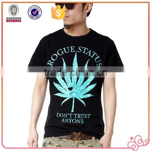 2016 China Manufacturer Custom Men Black Tshirts Bulk photo-4