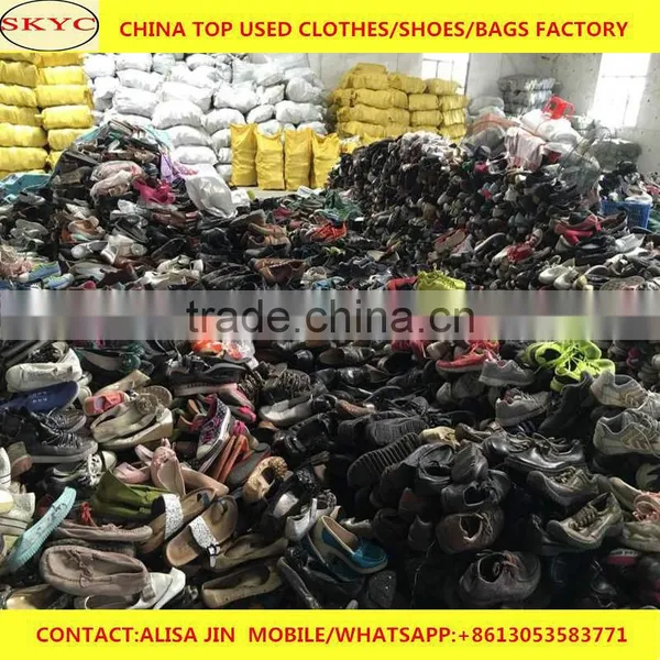 Dongguan Second Hand Clothes Bags Shoes Warehouse Cheap Used Shoes in Stock Kenya Buyers
