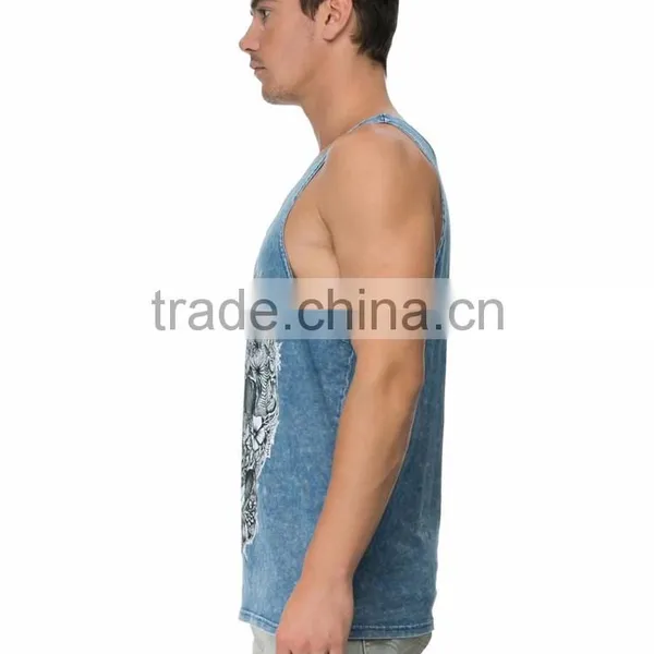 Skull Printed Tank Top Pattern photo-2