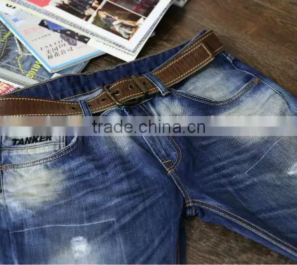 Fashion New Design High Quality Denim Jeans Destroy Pants Professional Jeans Manufacturer in China photo-4