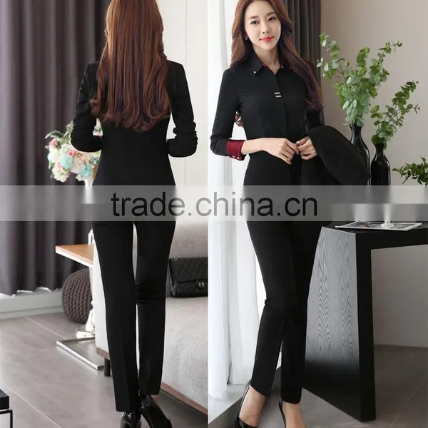 Work Uniforms Elegant Design Lady Office Uniform for Women photo-4