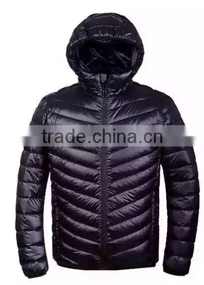Fashion Shiny Nylon Down Jackets/men Winter Thick Down Jacket/mens Down Jackets With Hoods photo-2