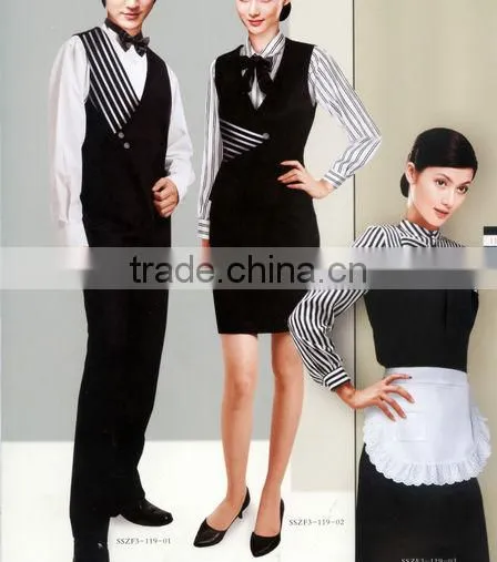 Men/Women Hotel Uniform for Staff photo-4