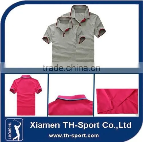 Colorful High Quality Embroidered Golf Shirts photo-3
