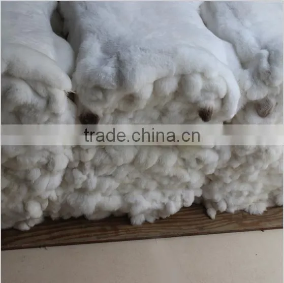 Customize Size Dressed Rex Rabbit Skin Fur Plate for Garment