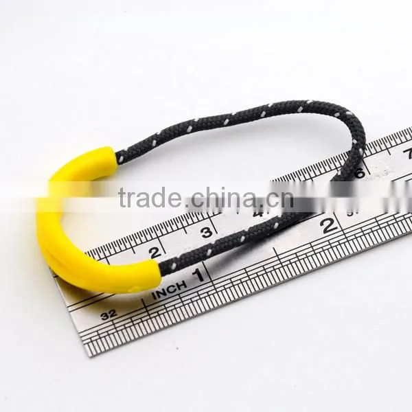 Slip-resistant Yellow Zipper Puller Plastic Puller for Apparel Luggage Bag Sportwear 008 photo-3
