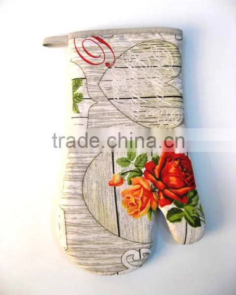 2 Pcs Kitchen Set Wooden Flower Pot Holder, Wooden Oven Glove photo-2