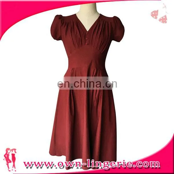 3 Colors Wholesale Black Classical Polyester Party Evening Dress photo-6