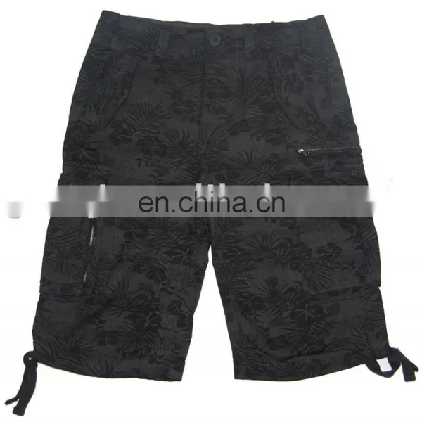 Men Casual Printed Cargo Short