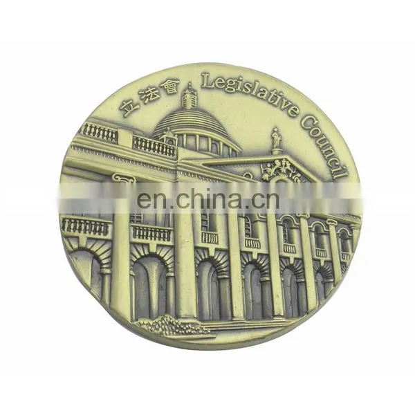 Custom Souvenir Coins Antique Brass Coins Metal Souvenir Gold Coins photo-3