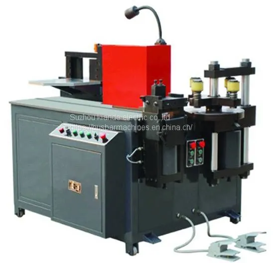 Three In One Copper Bar Cutting Bending Punching Machine PLC Control For Copper Bar