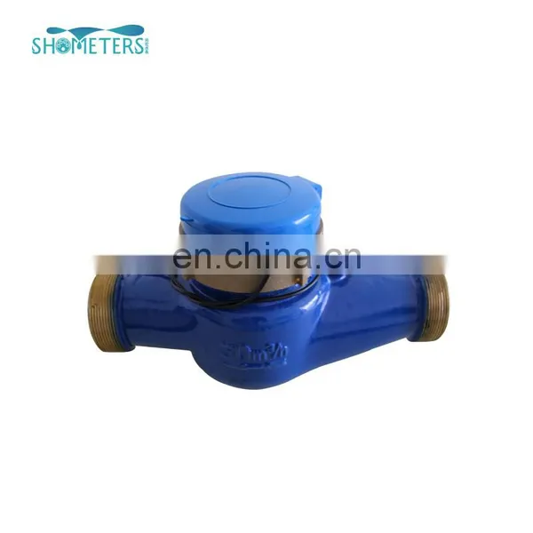 15mm to 50mm Thread Connection Brass Turbine Type Water Flow Meter photo-2