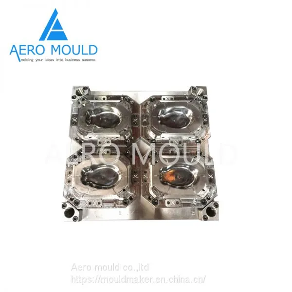 Double Color Plastic Lunch Box Container Injection Mold photo-5