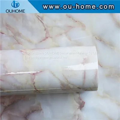 Marble Dining Table Kitchen Waterproof Sticker photo-2