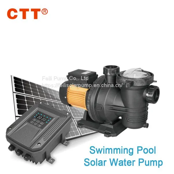 Cheapest Plastic dc Solar Surface Water Pump Swimming Pool Set Manufacturers in Zhejiang photo-2