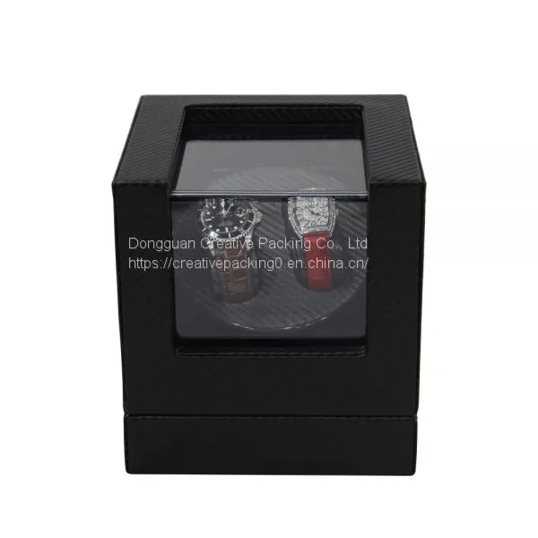 2+3 Automatic Motor Carbon Fiber Leather Watch Winder Custom Watch Winder Best Watch Winders 2020