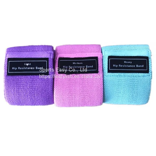 Elastic Resistance Bands Fabric Gym Band for Leggs, Hip, Arms photo-3