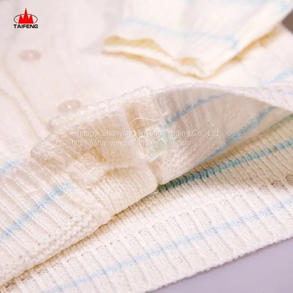 Factory OEM Spring Autumn Modern Cardigan Knitted Girls Handmade Baby Sweater photo-4