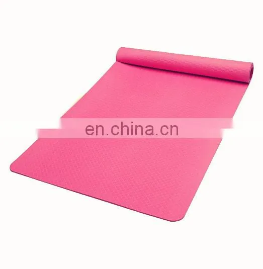 Eco Friendly TPE 6mm Thick Durable Non-slip Pad Yoga Pilates Mat Wholesale Yoga Mat photo-2