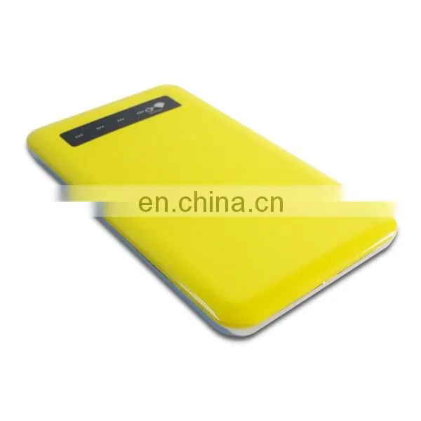 Slim Power Bank 4000mah Real Capacity Plastic Metal Power Charger Super Thin Battery Charge photo-4