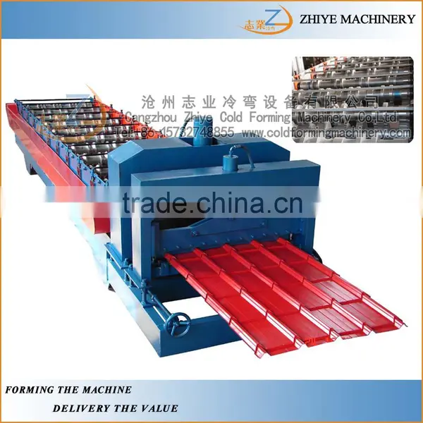 PPGI Step Tile Roofing Sheet Cold Forming Machine/step Roof Panels Roll Forming Machine photo-6