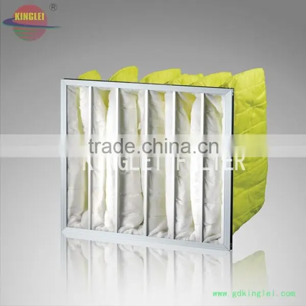 Price for Central Air Conditioning Filter Replacement Pocket Fiber Ptfe Glassfiber Pleated Dust Filter Bag photo-5