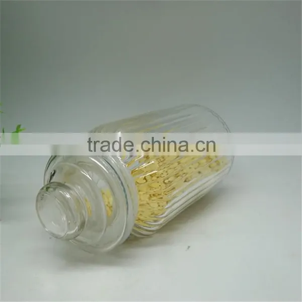 1300ml Glass Material Candy Jars With Glass Caps photo-2