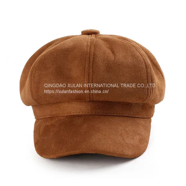 Women's Fashion Genuine Leather Caps photo-4