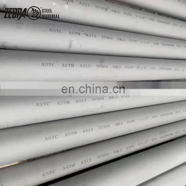 JIS ASTM 201 Thickness 0.3mm and Diameter 500mm Seamless Pipe Stainless Steel Tube photo-4