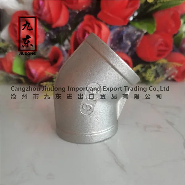Stainless Steel Pipe Fittings 45LB 45 Degree Elbow photo-3