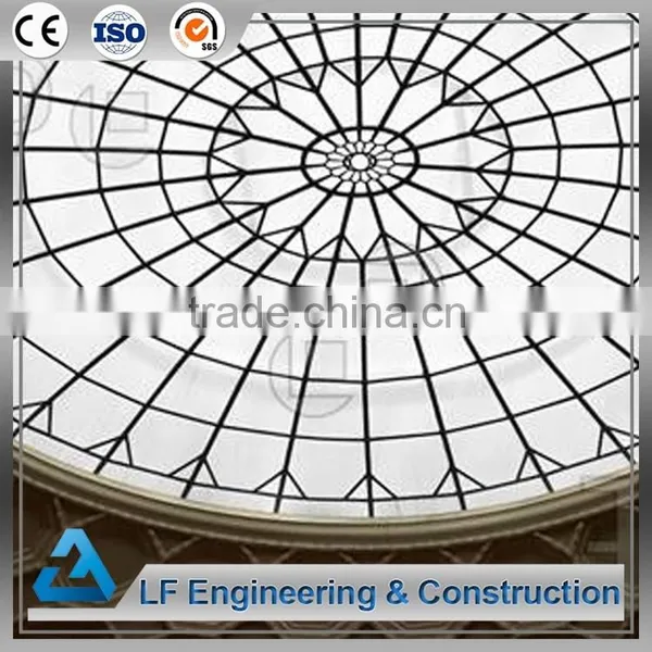 Good Appearance Low Cost Steel Frame Atrium Roof photo-6